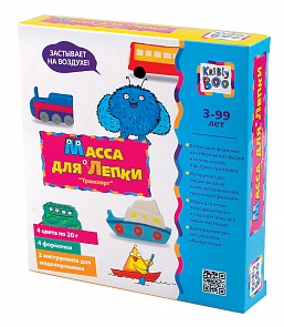 Масса для лепки с формочками Транспорт (Kribly Boo, 53464)